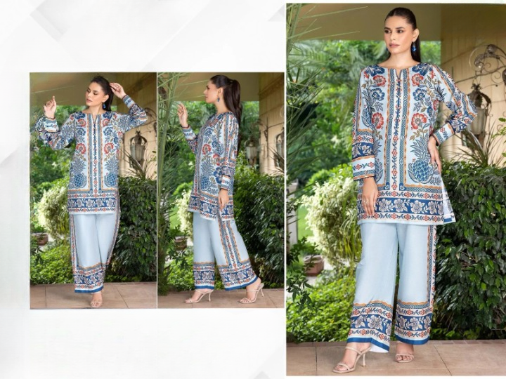 Stylish Co Ord Set Top-Bottom Printed Material