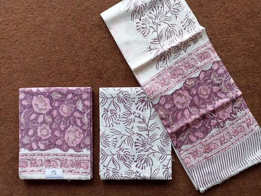 Jaipur Block Print Pure-Cotton Dress Material