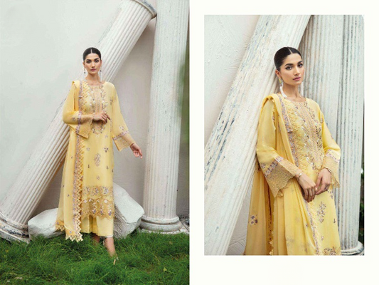Regal Elan: A Garden of Embroidery | Cotton Dress Material