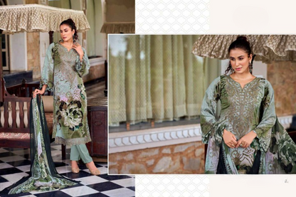 Elegant Whispers: A Digital Print Collection | Dress Material