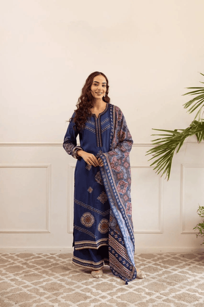 Timeless Charm Embroidered Suit