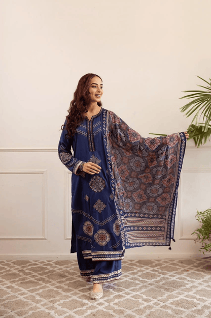 Timeless Charm Embroidered Suit