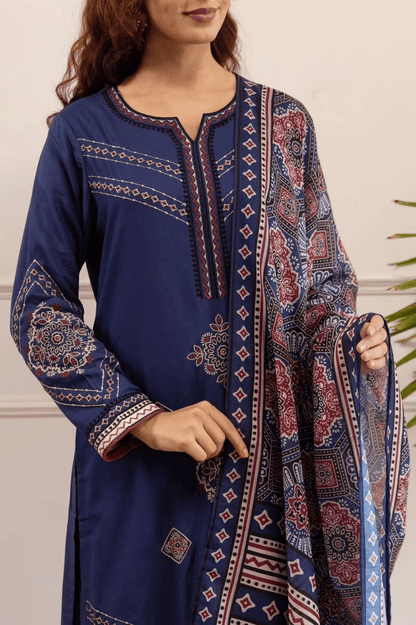 Timeless Charm Embroidered Suit