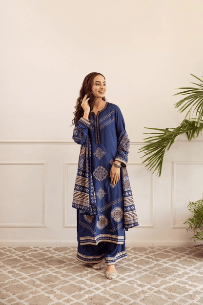 Timeless Charm Embroidered Suit