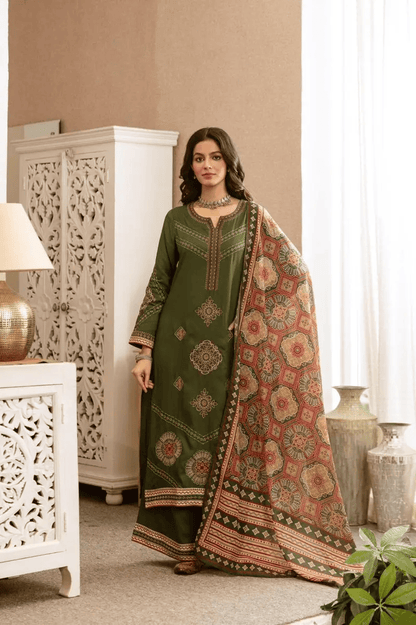 Timeless Charm Embroidered Suit