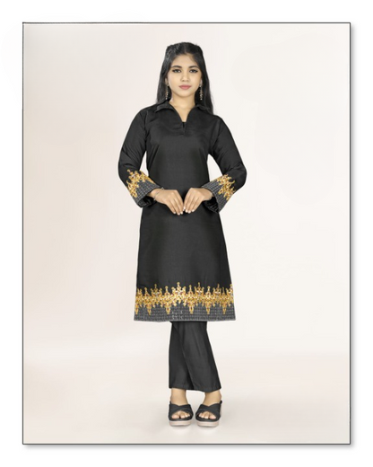 Elegant Embroidered Kurta Set