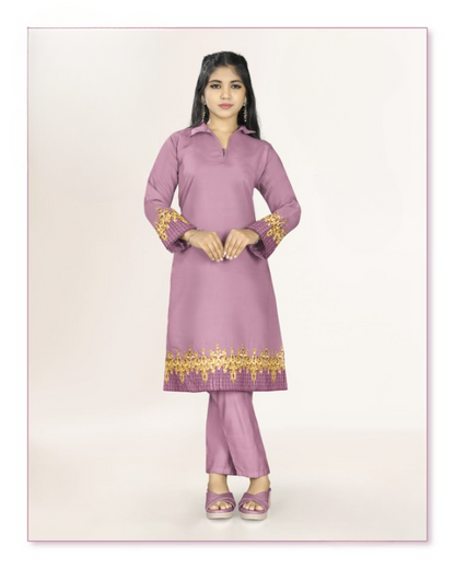 Elegant Embroidered Kurta Set