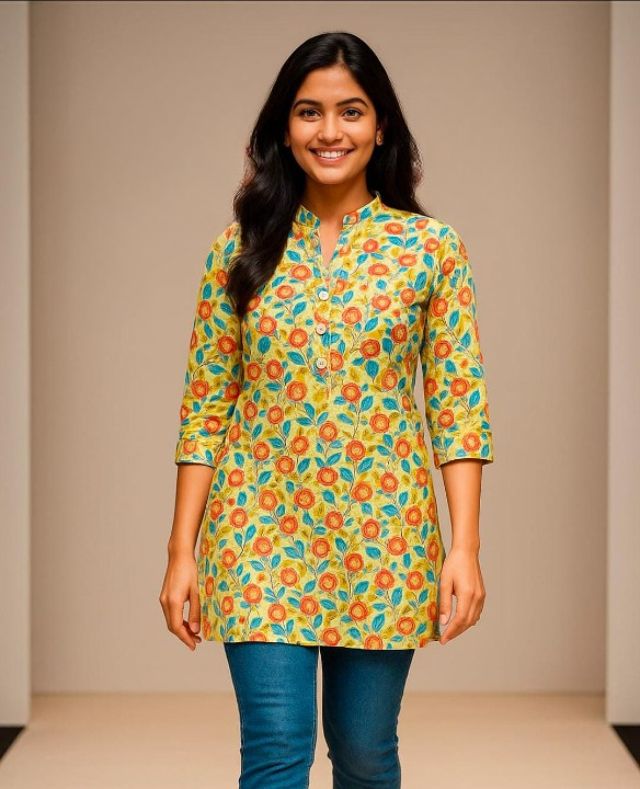 Floral Fusion Tunic
