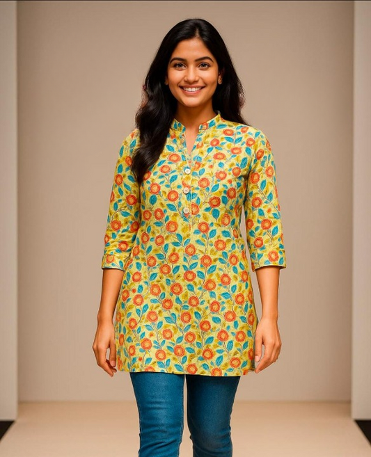 Floral Fusion Tunic