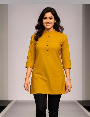 Classic Mandarin Collar Tunic