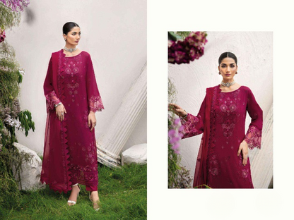 Regal Elan: A Garden of Embroidery | Cotton Dress Material