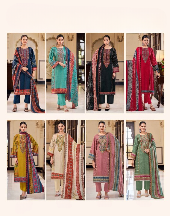 Heritage Radiance 3‑Piece Embroidered Lawn Suit with Printed Dupatta